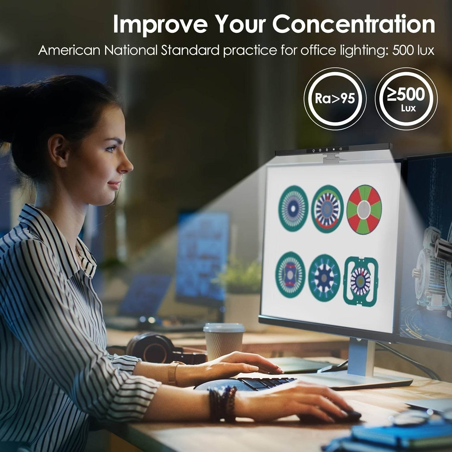 1pc LED Computer Monitor Light - findify 2025