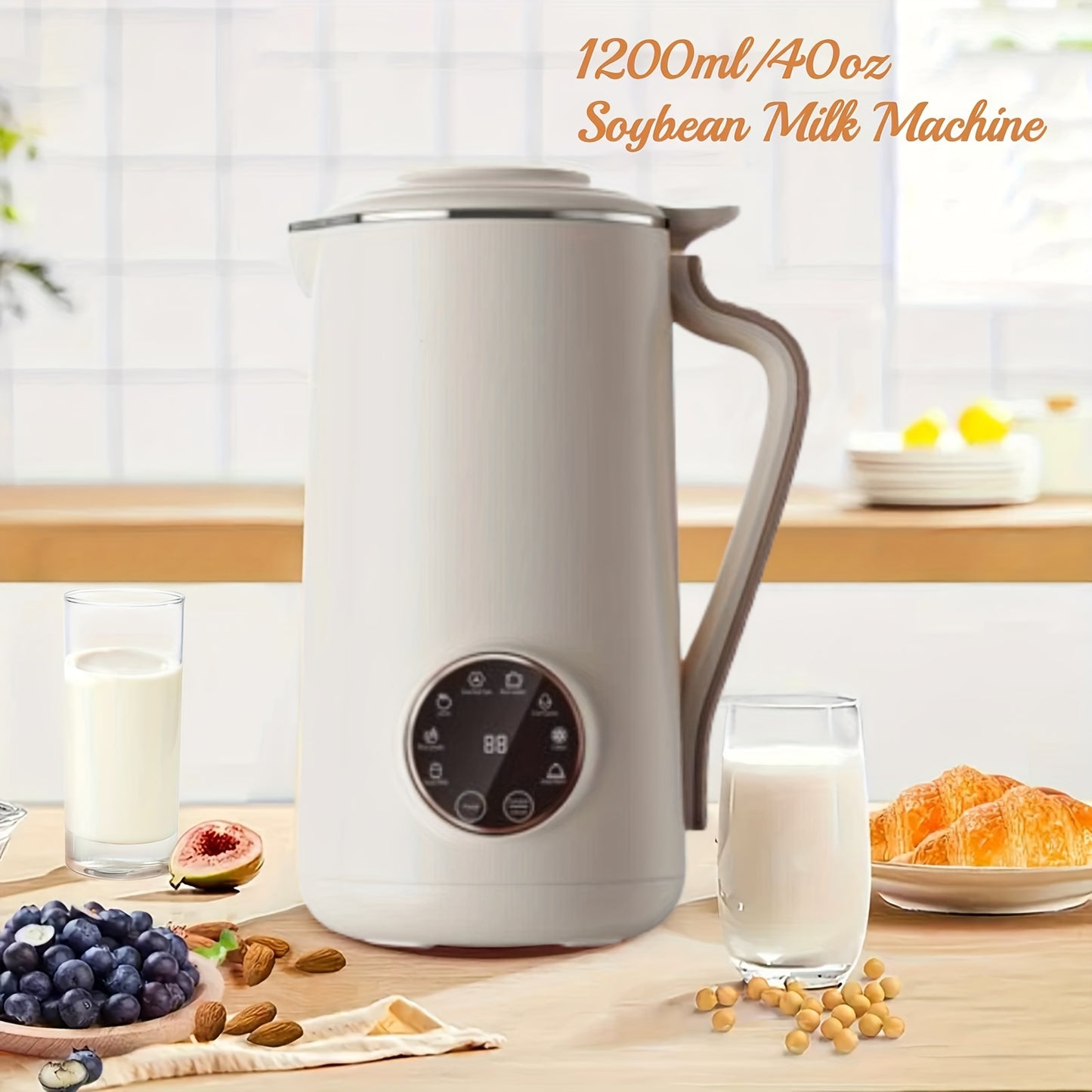 [Smart Milk Maker] Compact Smart Soy Milk Maker | Fully Automatic Food Processor, Blender, And Multifunctional Portable Juicer