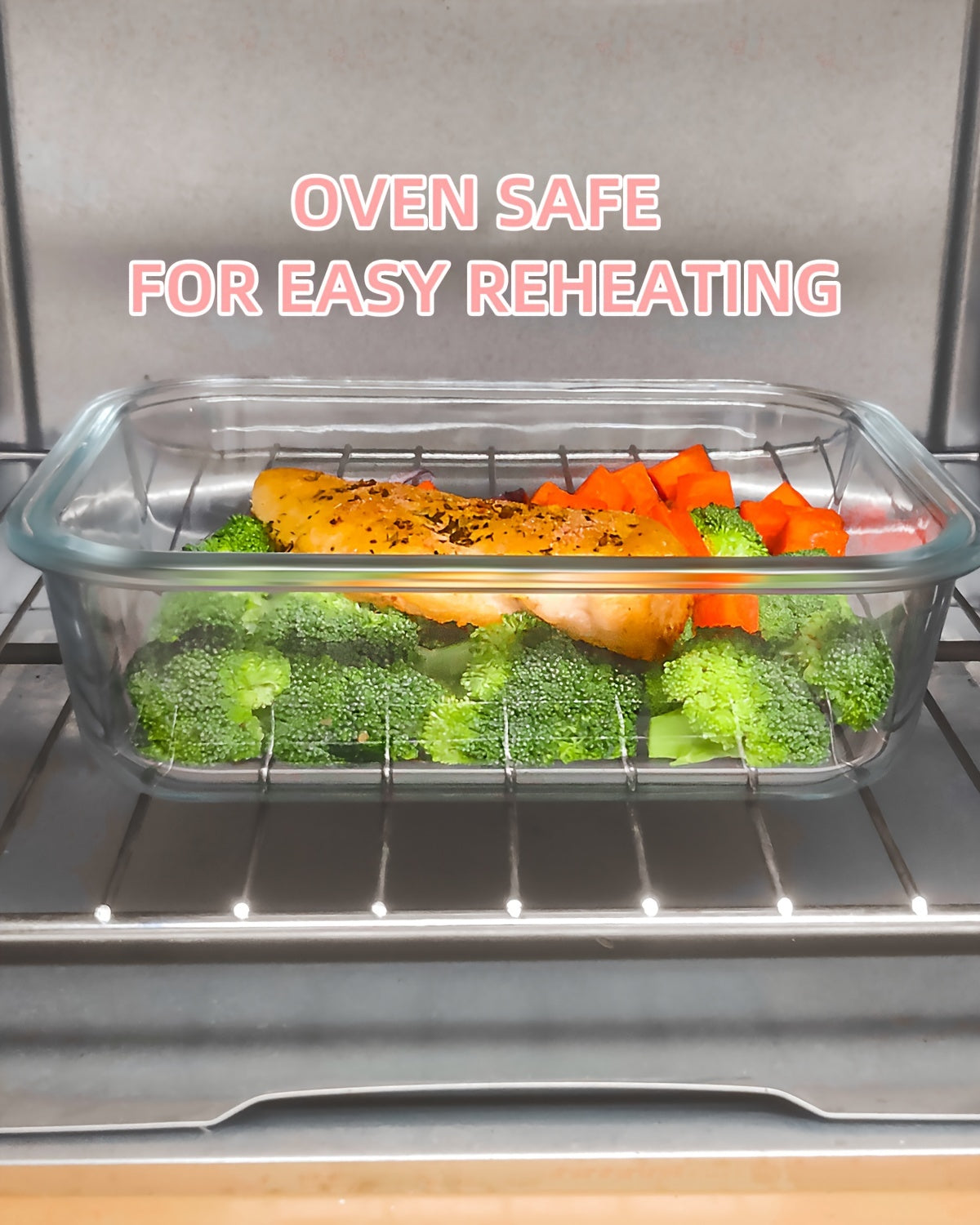 10 Pack Glass Food Storage Containers with Airtight Lids, Leak-Proof Meal Prep Containers with Lids, Dishwasher/Microwave/Freezer Safe