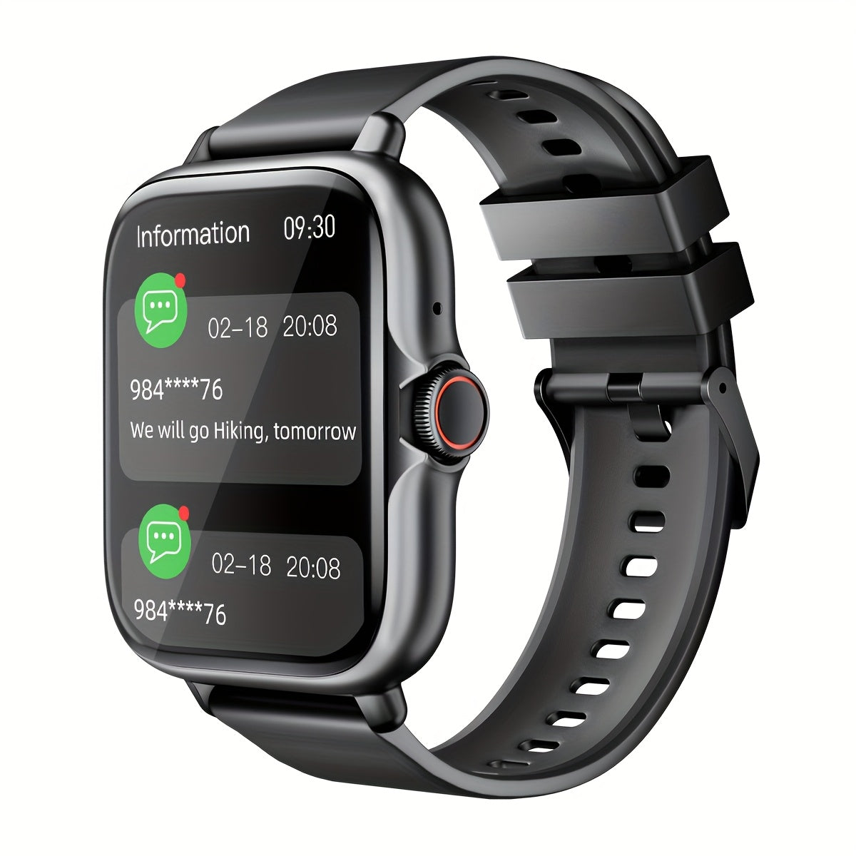 Multifunctional Sports Smart Watch For Men & Women, 1.83'' Full Touch Screen With Wireless Calling & Messaging, Pedometer, Fitness Tracker Smartwatch, for iPhone Android Cell Phones, Smartbands Fitness Watch For Women Men Fri