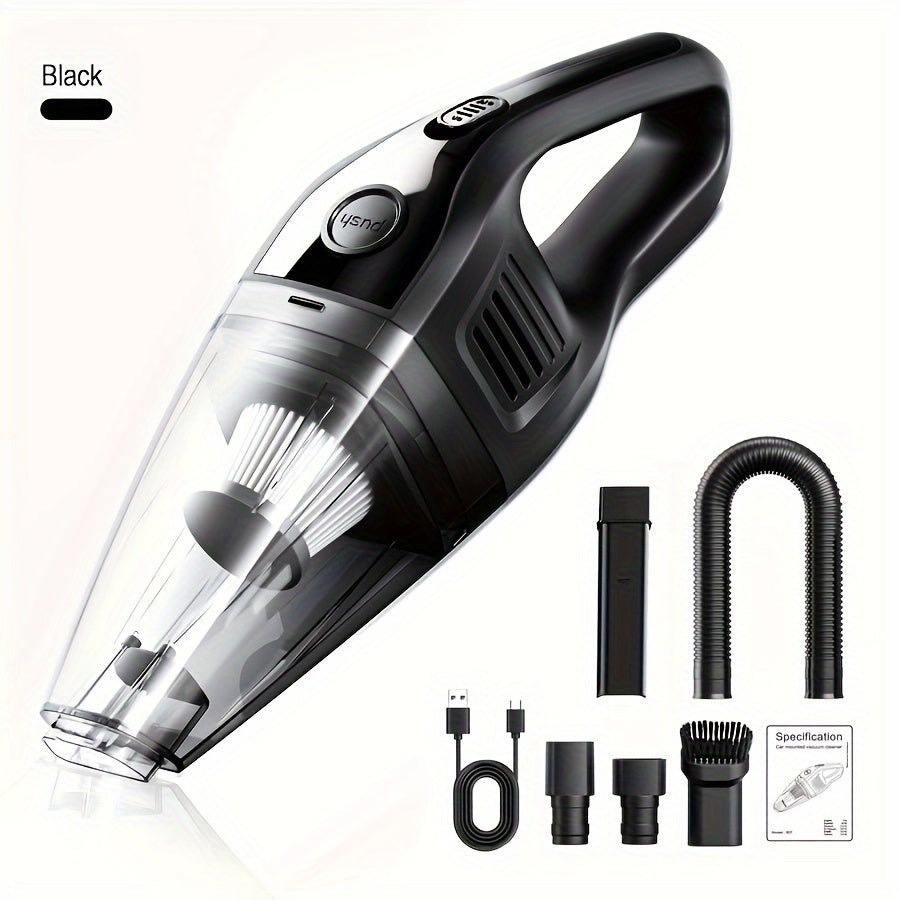 Portable Vacuum Cleaner Wireless Handheld Vacuum Cleaner For The Family Car, Powerful Suction USB Charging Mini Cleaning Vacuum Cleaner, Has A Variety Of Accessories, Suitable For The Car, Home, Office And Other Slit Tools