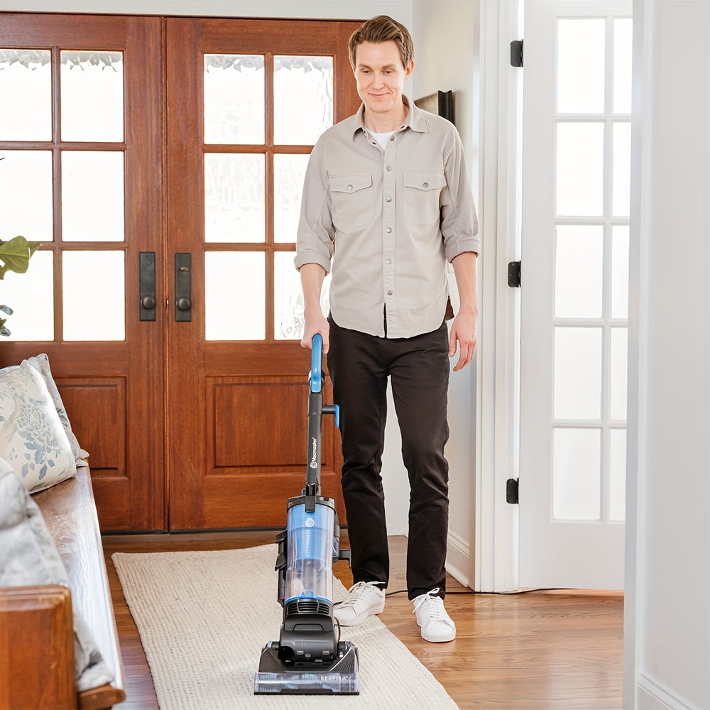Vacmaster UC0501 Bagless Upright Vacuum Cleaner With Large Dust Cup Capacity, Efficient Cyclone Filtration System & 17ft Cord For Carpet, Hard Floor And Pet Hair