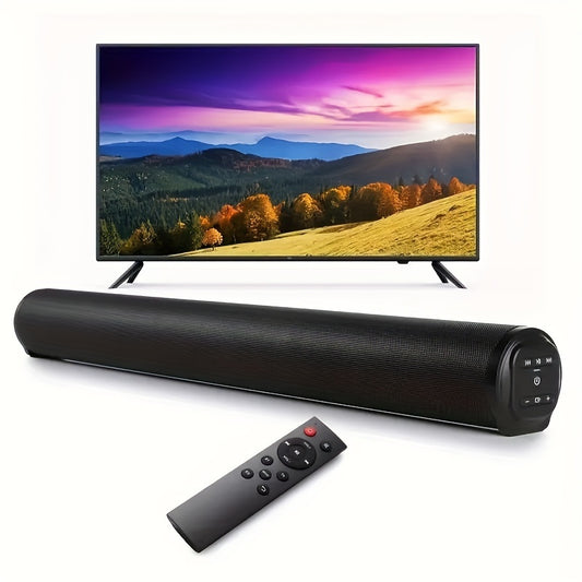 20W Wireless Home Theater Speaker Soundbar, Long Soundbar, TV Speaker, Music Player, Suitable For Computers, Phones, Televisions Perfect Gift