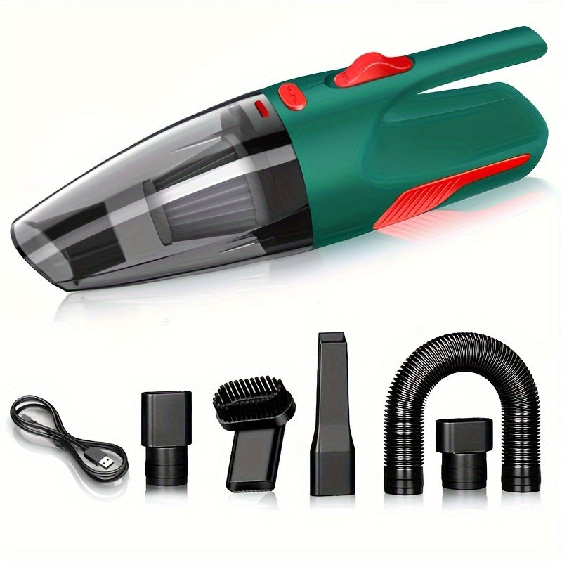 Convenient Handheld Vacuum Cleaner for Home And Car, High-Power Wireless Car Vacuum, USB Rechargeable Mini Home Vacuum Cleaner.