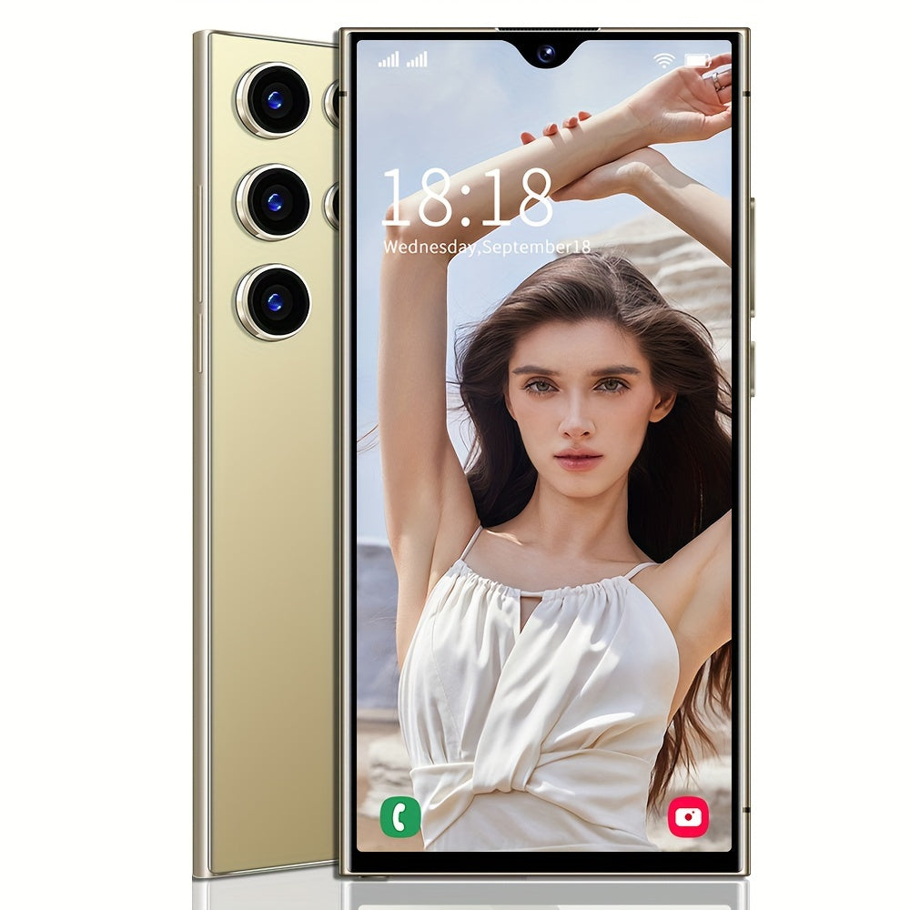 Unlocked Phones C37 Ultra 8GB RAM 256GB ROM Cell Phones 6800mAh Battery+6.8" Display SmartPhone