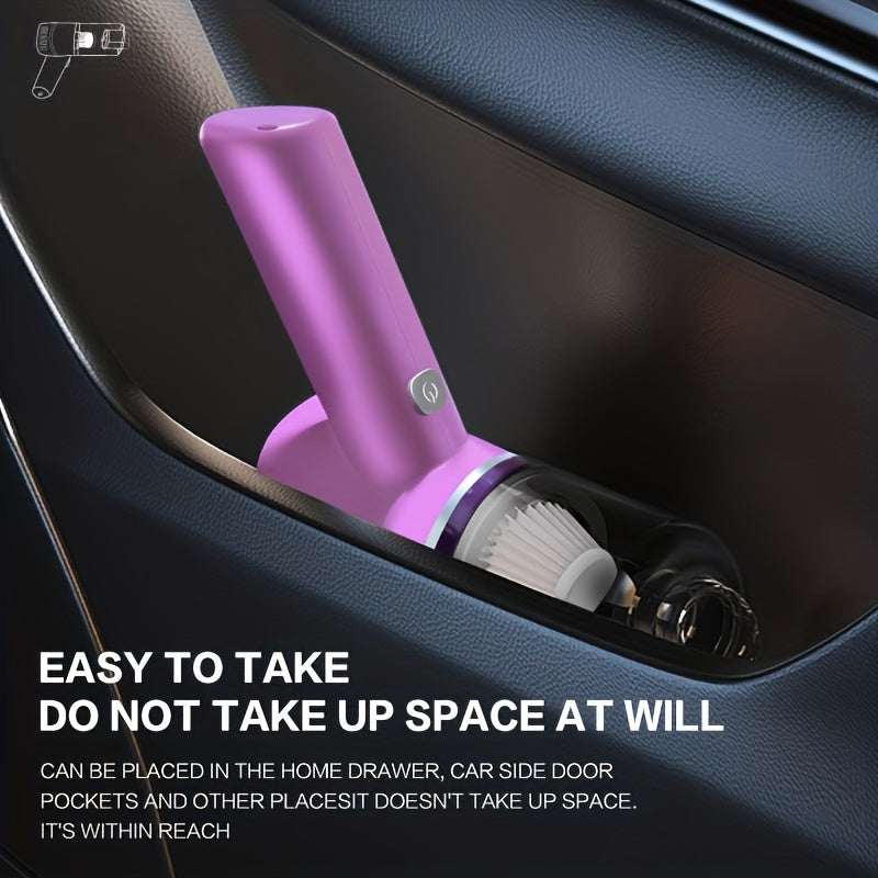 Pink car wireless vacuum cleaner super suction super power dry and wet cleaning cat hair pet hair multi-functional cleaning handheld mini portable