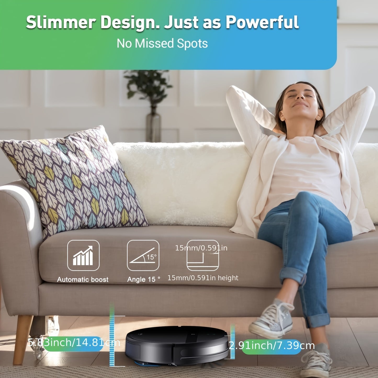 Mamnv G20 Robot Vacuum Cleaner Auto Charging 1400Pa Suction Power App Control with Water Tank Dust Box Wet Mopping & Sweeping & Suction Type Electric Sweeper For Smart Home Cleaning.