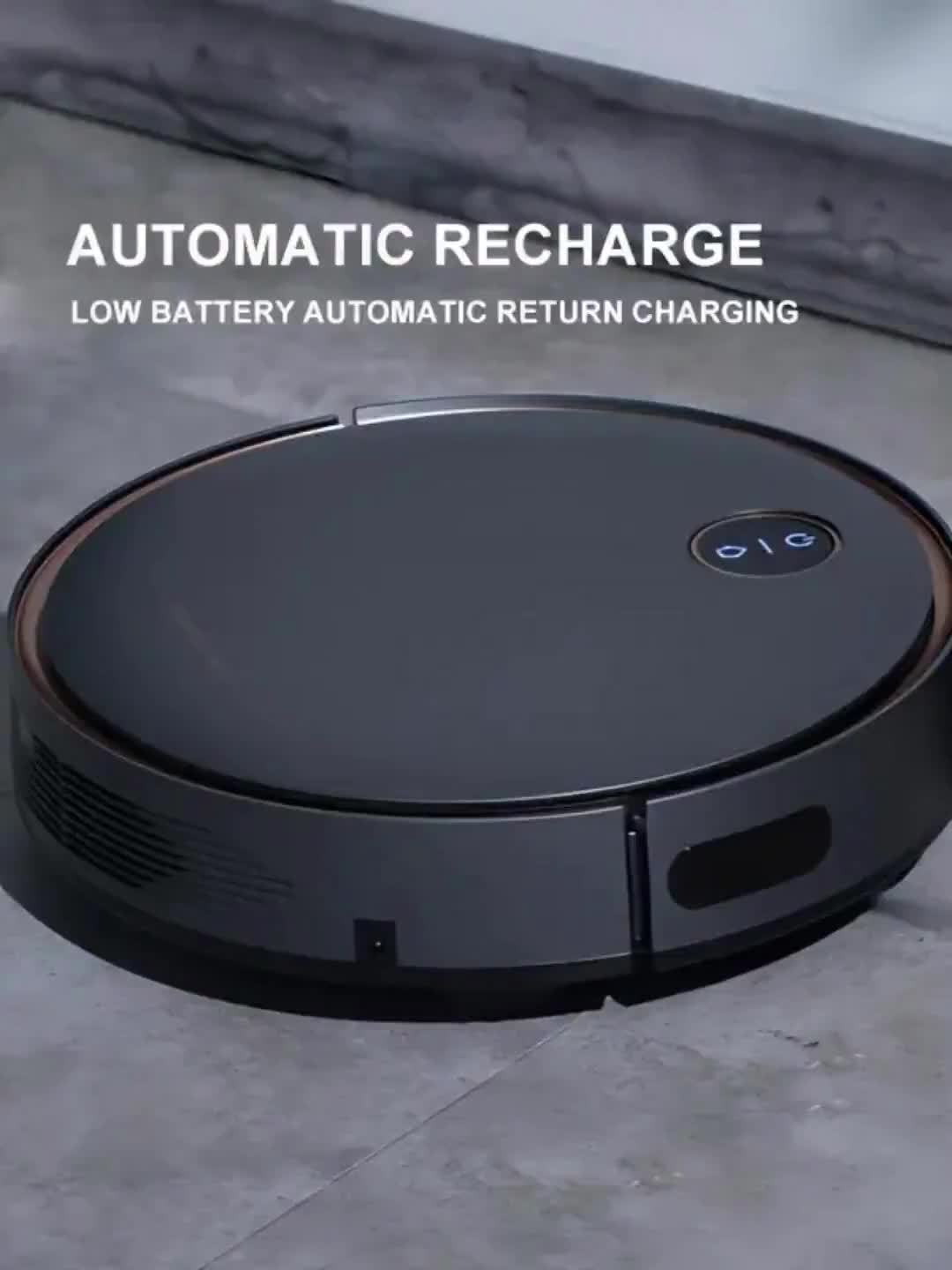 2-in-1 Robot Vacuum Cleaner Self-Charging Robotic Vacuums For Pet Hair Hard Floors Low Pile Carpets (US)
