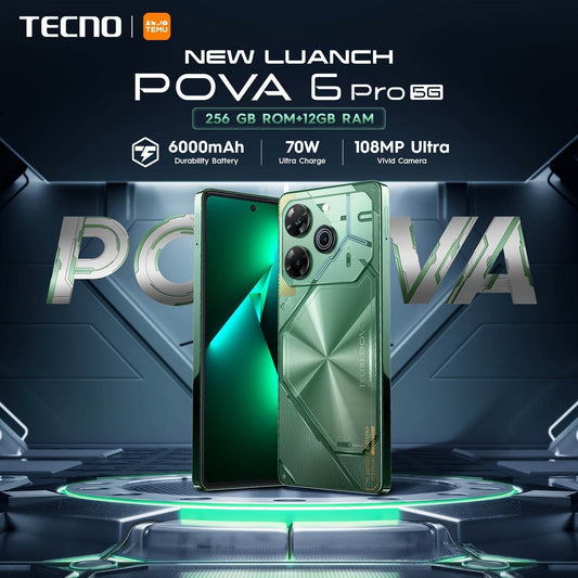 New Launch TECNO POVA 6 Pro 5G Smartphone - findify 2025
