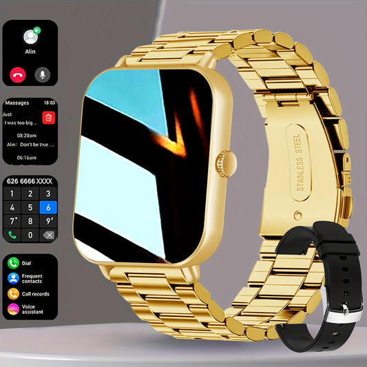 Smart Watch(Can Make And Answer Calls)1.83-inch Full Touch Screen Wireless Call Sport Watch, Compatible With Android And IPhone Phones, 100+ Sport Modes, Sport Fitness Smart Watch