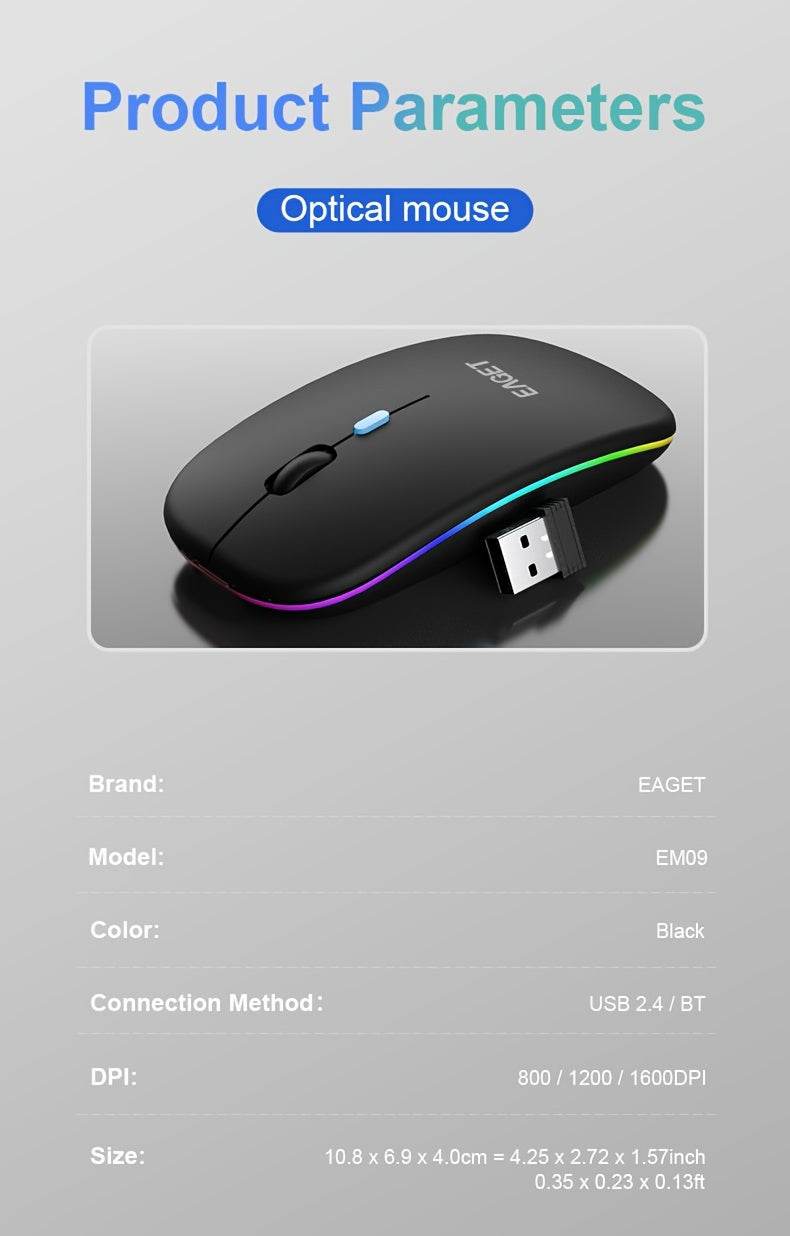 EAGET LED Wireless Mouse - findify 2025