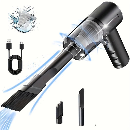 Portable vacuum cleaner can handle small gaps