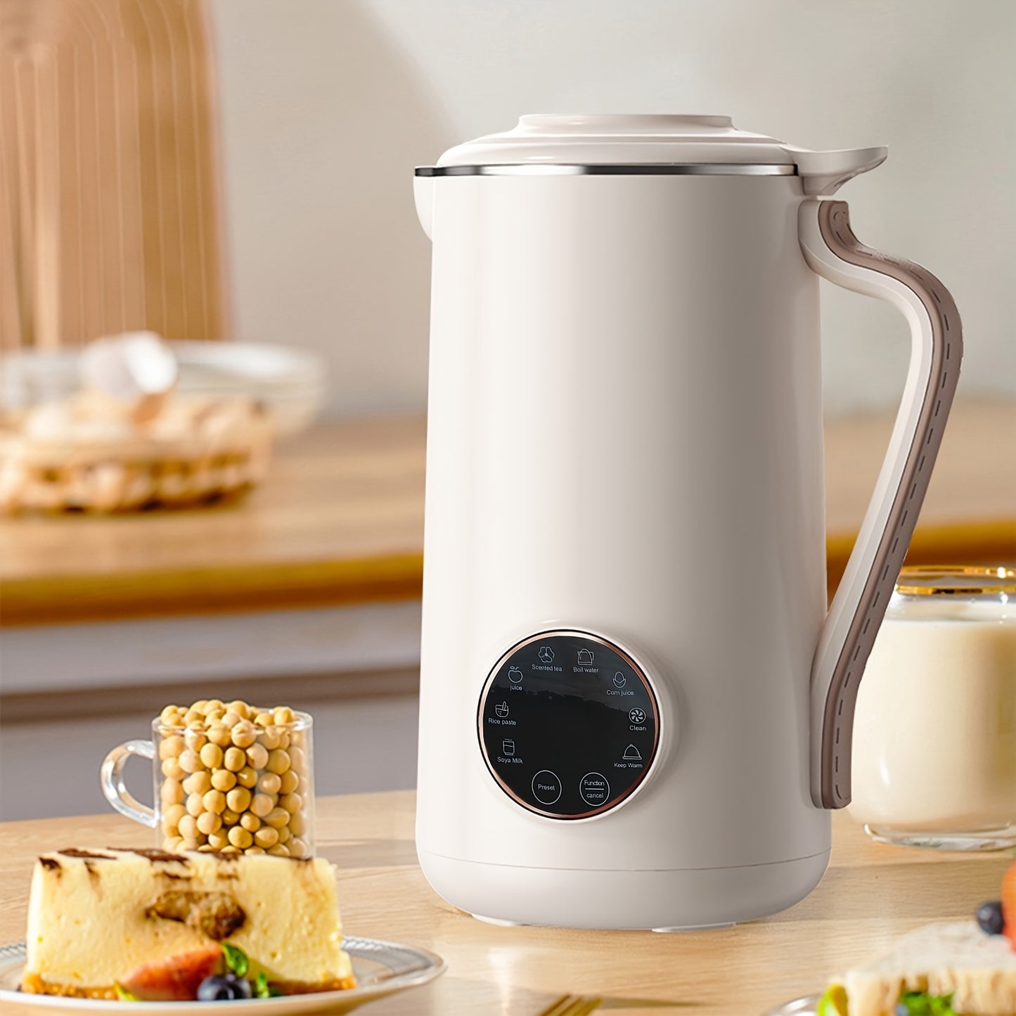 [Smart Milk Maker] Compact Smart Soy Milk Maker | Fully Automatic Food Processor, Blender, And Multifunctional Portable Juicer