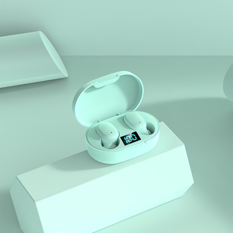 SENBENBAO MINI Wireless Earbuds: TWS True Wireless Connectivity, LED Digital Display, Hi-Fi Stereo Sound, In-Ear Design, Suitable for Gaming, Business, Outdoor, and Video Use, No Delay, Li-Polymer Battery, Compatible with Pho