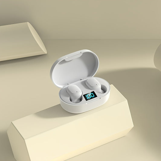 SENBENBAO MINI Wireless Earbuds: TWS True Wireless Connectivity, LED Digital Display, Hi-Fi Stereo Sound, In-Ear Design, Suitable for Gaming, Business, Outdoor, and Video Use, No Delay, Li-Polymer Battery, Compatible with Pho